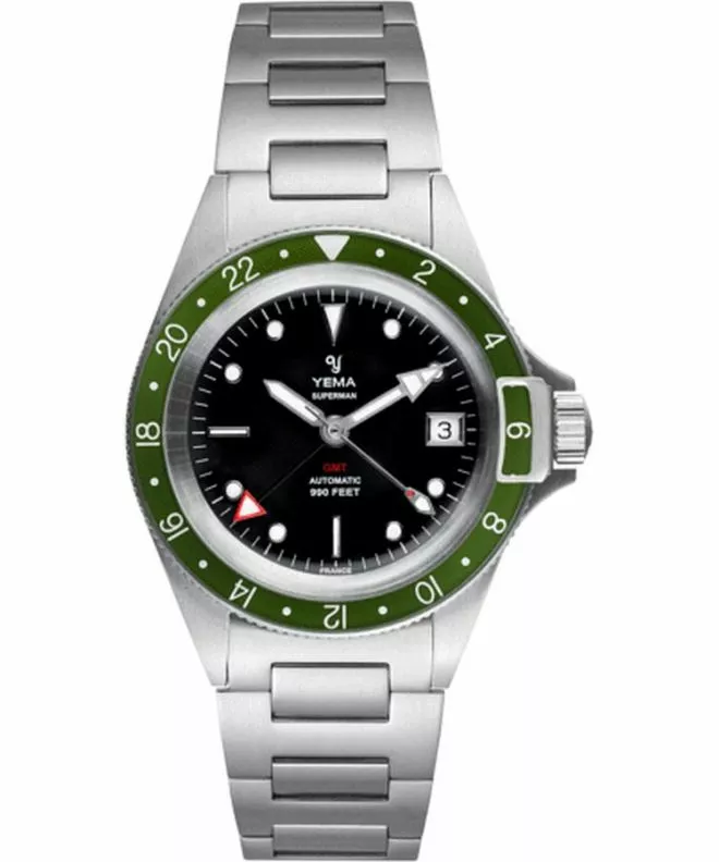 Годинник Чоловічий Yema Superman GMT YSUPGMT2020B39-AMS