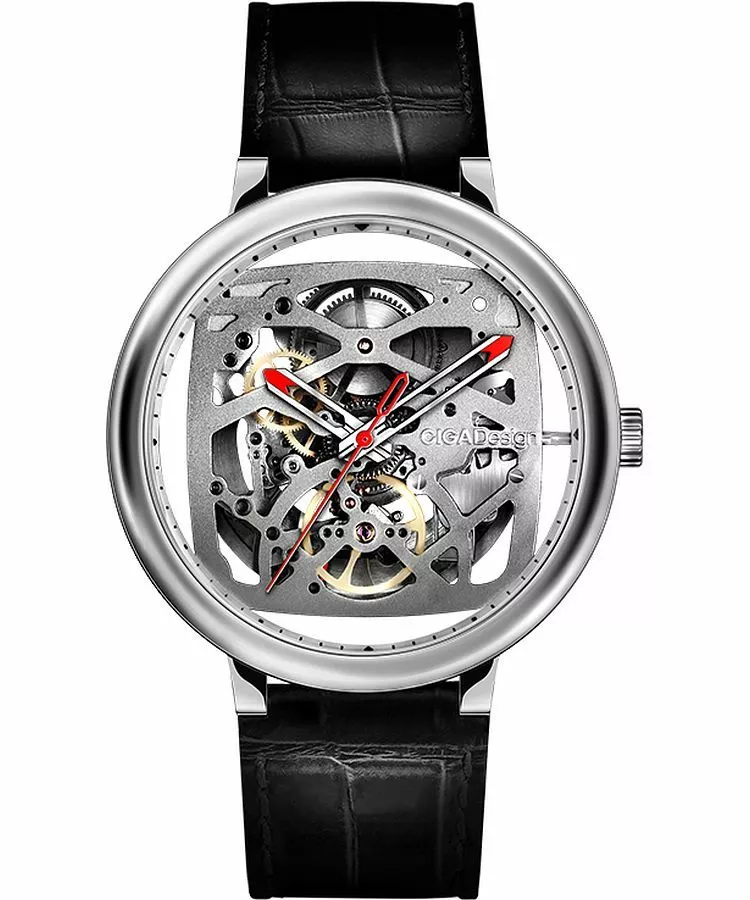 Годинник Чоловічий Ciga Design Fang Yuan Series Skeleton Automatic Z021-SISI-W1