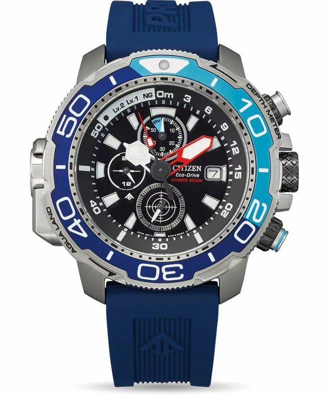 Годинник Чоловічий Citizen Promaster Marine Aqualand Eco-Drive Diver BJ2169-08E