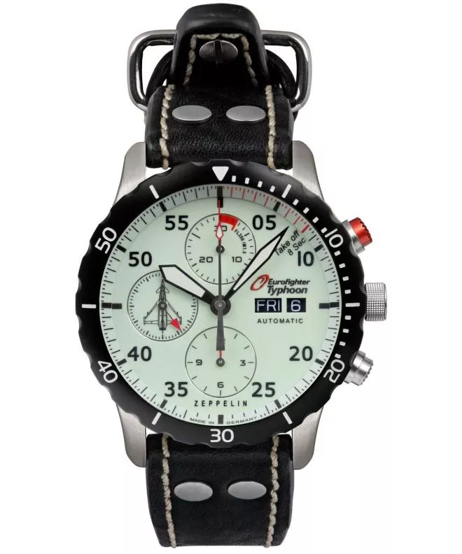 Годинник Чоловічий Zeppelin Eurofighter Automatic Chronograph Limited Edition 7218-5
