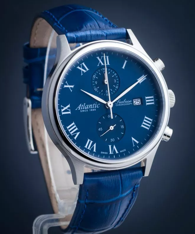 Годинник Чоловічий Atlantic Seabase Chronograph 64452.41.58