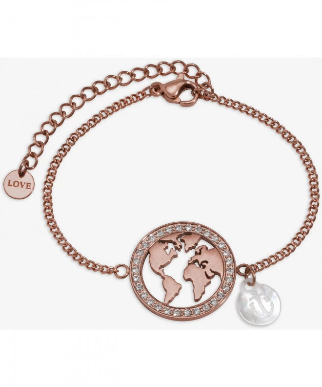 Браслет Tom Hope Globe Bracelet Stones Coffee TM0647