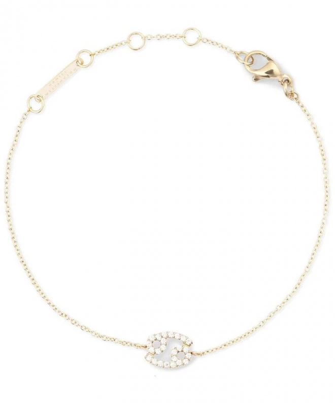 Браслет Daniel Wellington Crystal Zodiac Chain Gold Cancer DW00400910