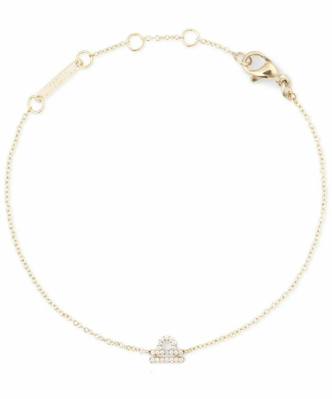Браслет Daniel Wellington Crystal Zodiac Chain Gold Libra DW00400913