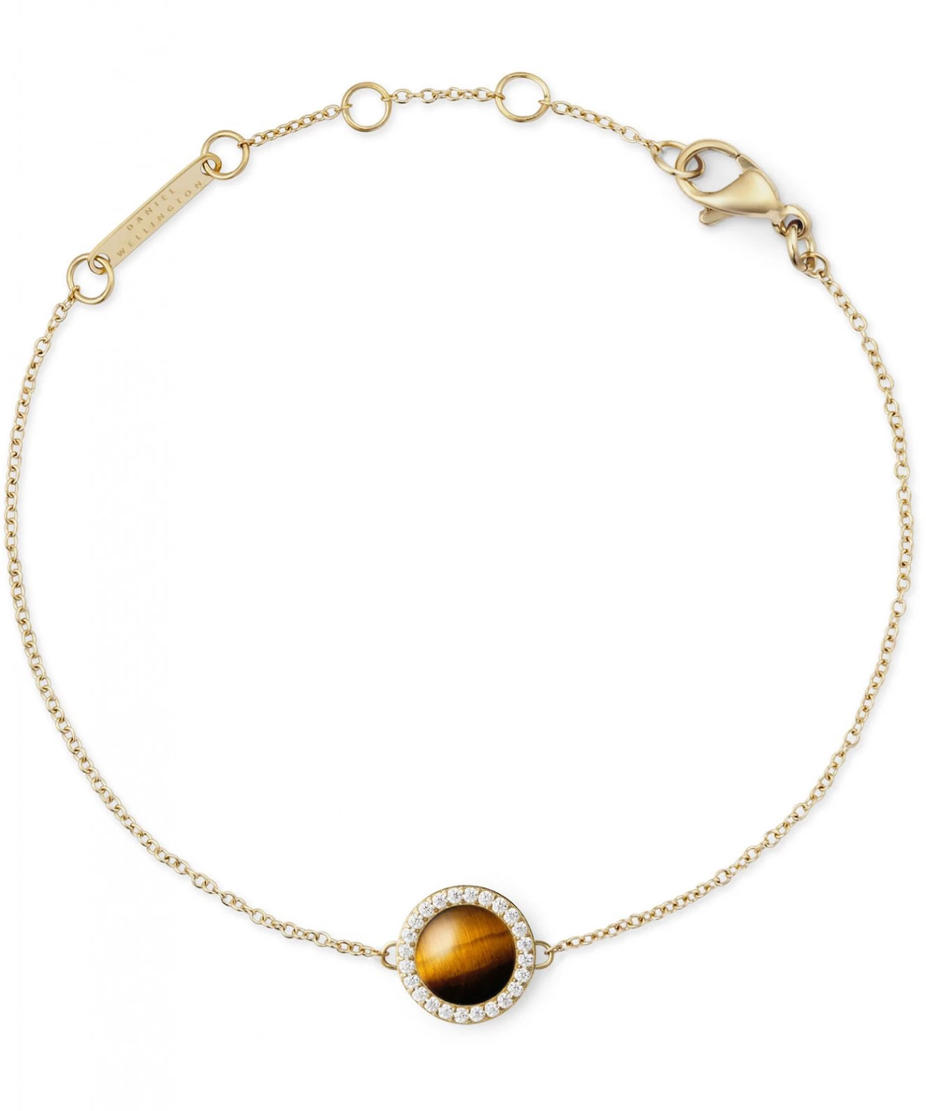 Браслет Daniel Wellington Audrey Tiger Eye Gold DW00401427