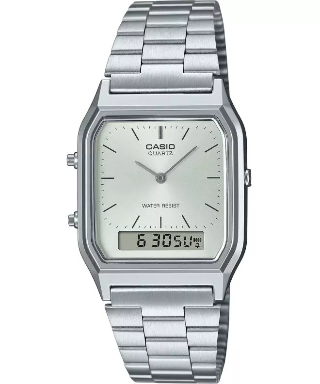 Годинник для Жінок і Чоловіків Casio Vintage Edgy срібний AQ-230A-7AMQYES