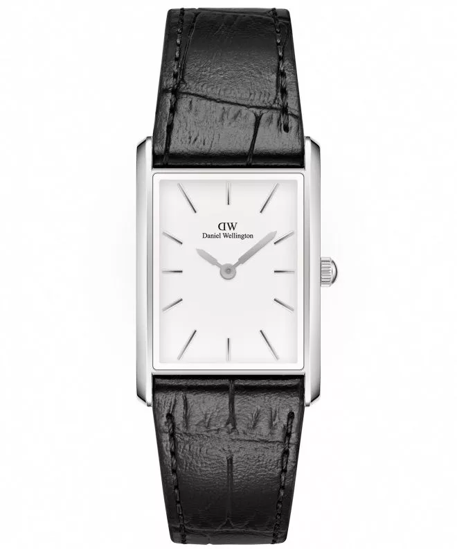Годинник Жіночий Daniel Wellington Bound Black Crocodile Silver 24 DW00100697