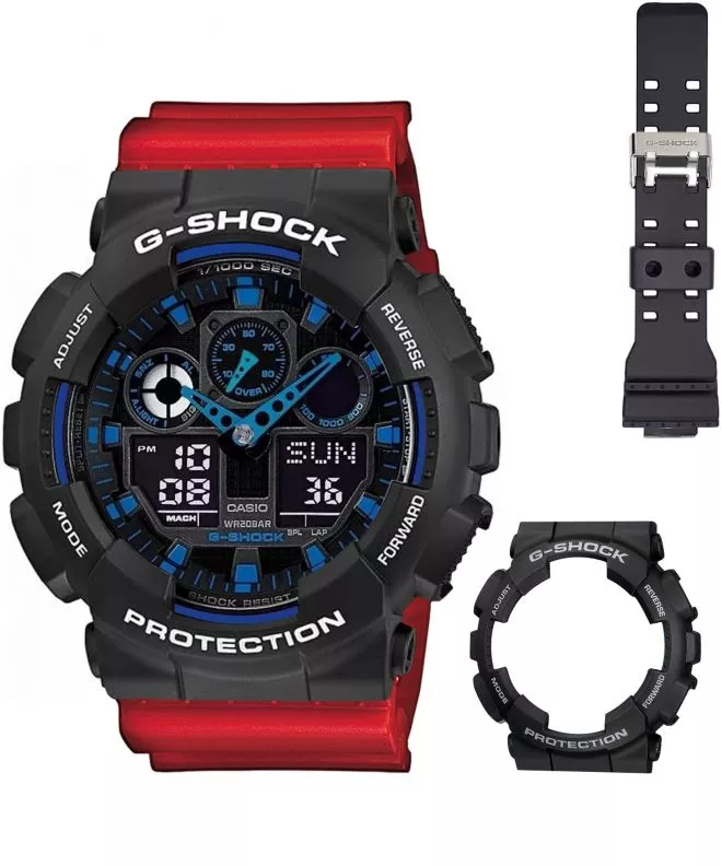 Годинник Чоловічий Casio G-Shock GA-100 Original Set GA-100-Set034