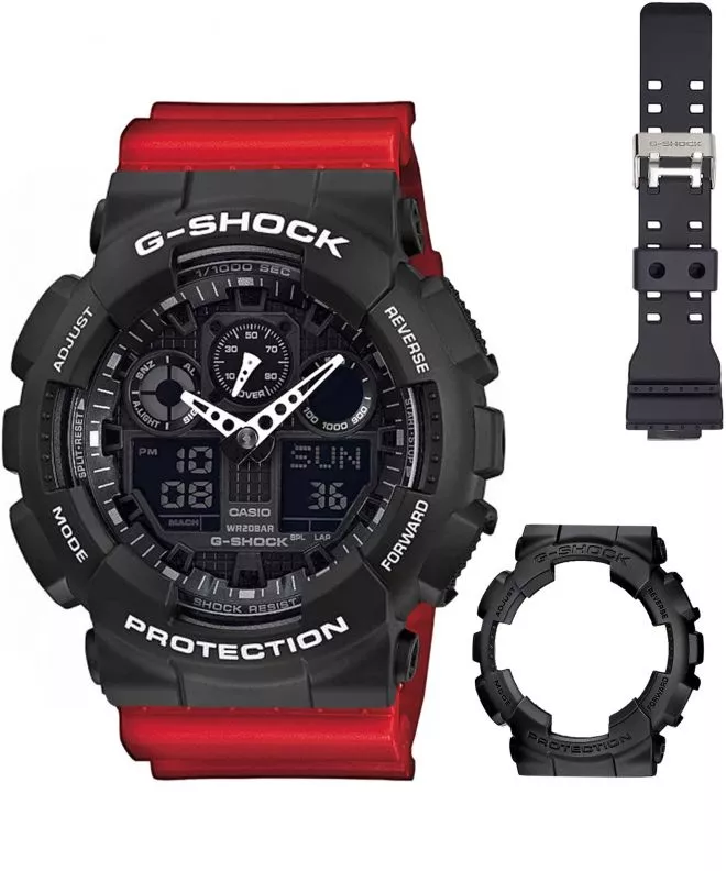Годинник Чоловічий Casio G-Shock GA-100 Original Set GA-100-Set021