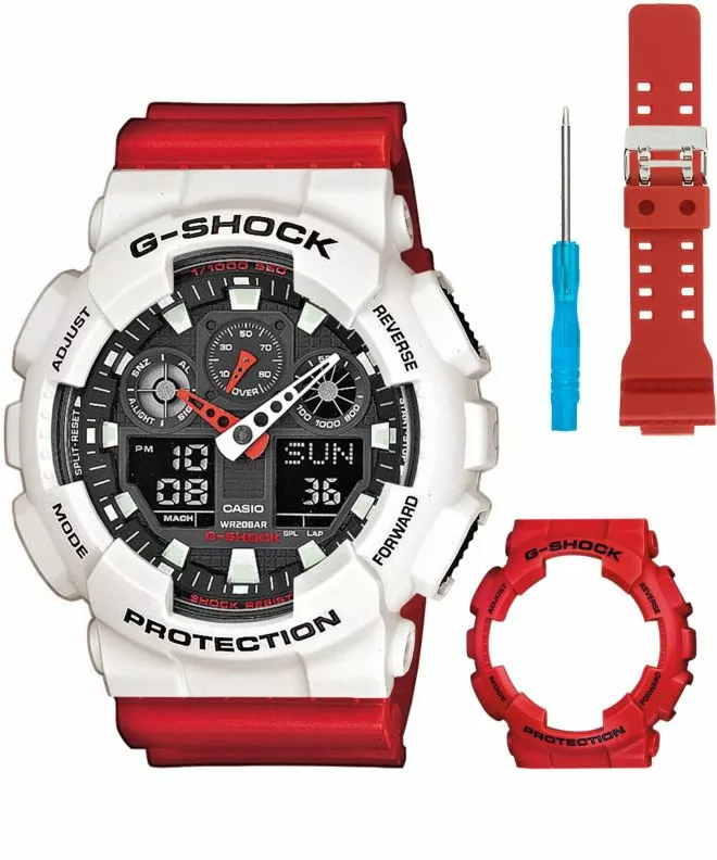 Годинник Чоловічий Casio G-Shock GA-100 Original Set GA-100B-Set109