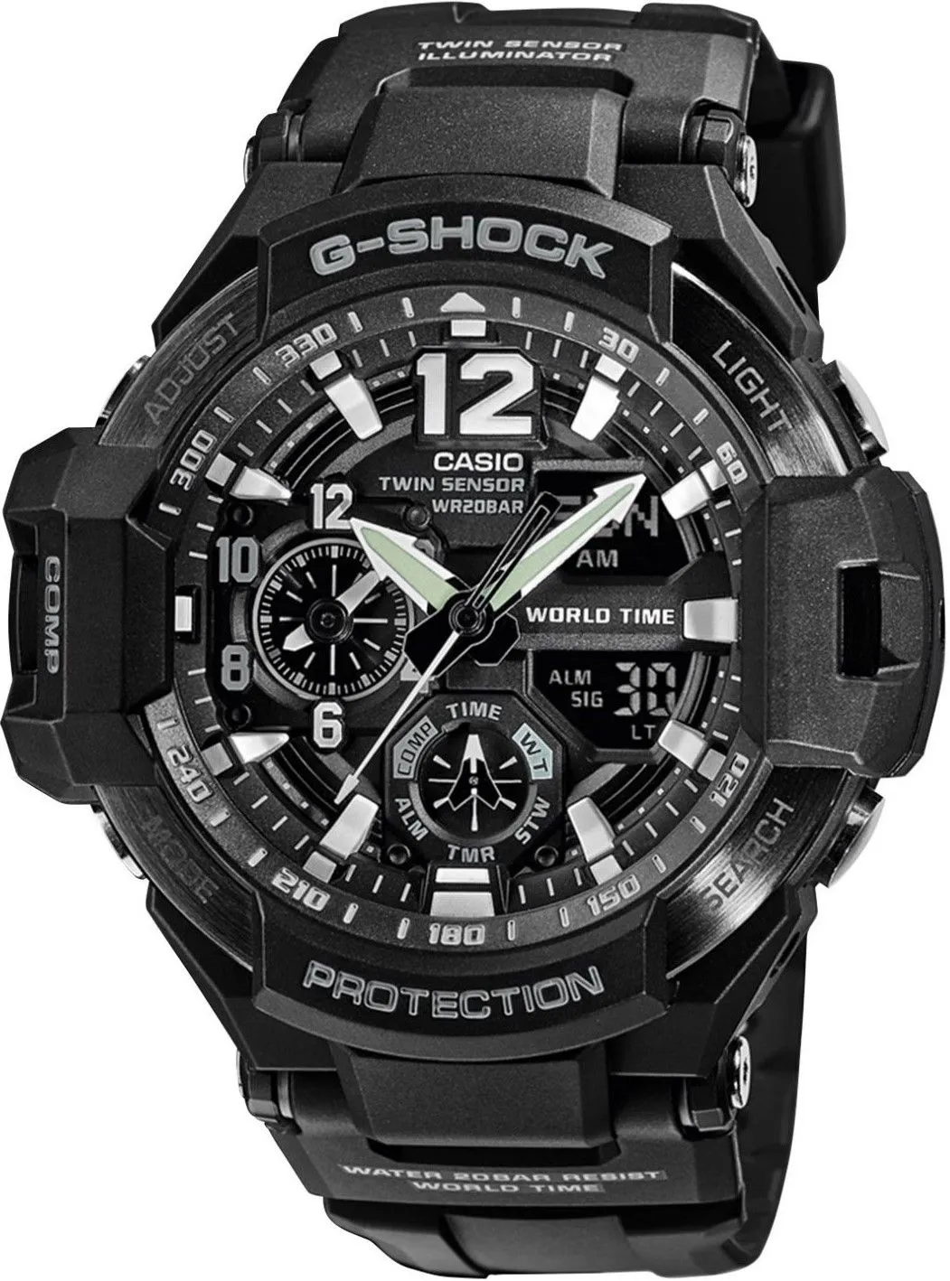 Годинник Чоловічий G-SHOCK Casio Gravitymaster GA-1100-1AER
