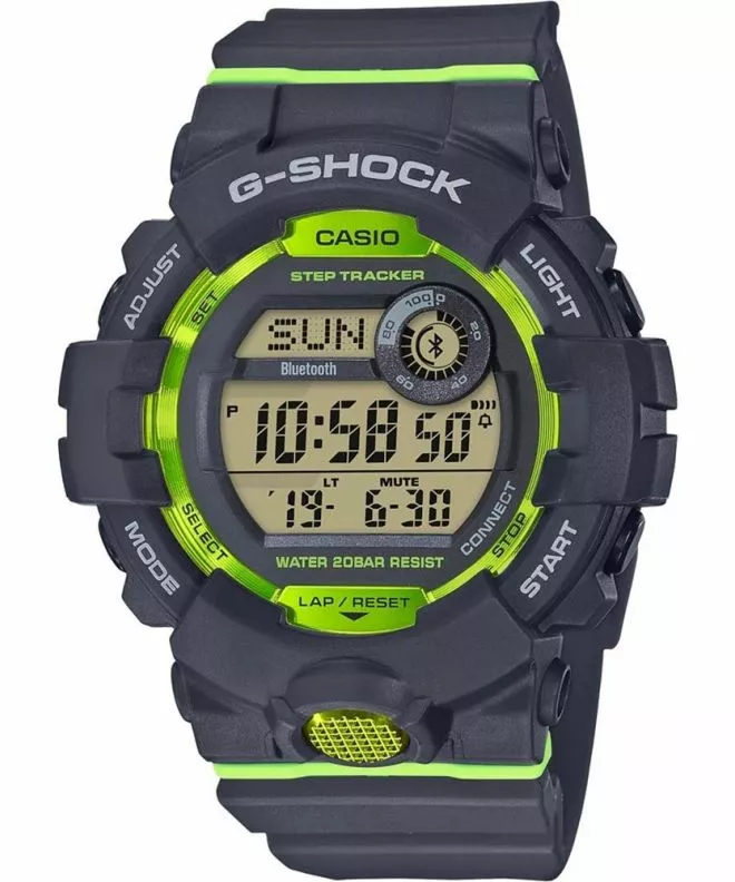 Годинник Чоловічий Casio G-Shock Original G-Squad Bluetooth Sync Step Tracker GBD-800-8ER