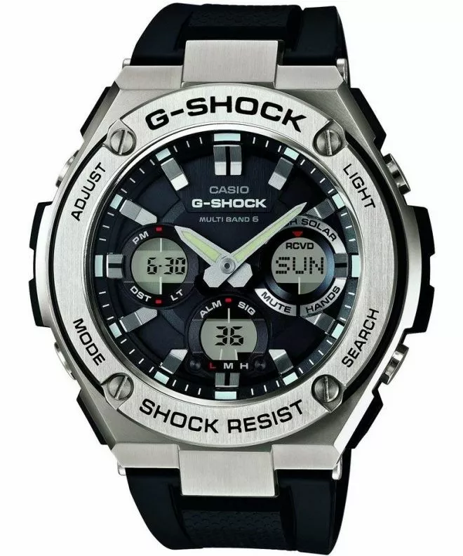 Годинник Чоловічий G-SHOCK Casio G-Steel Solar Waveceptor GST-W110-1AER