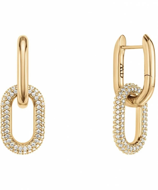 Сережки Daniel Wellington Crystal Link Gold DW00400594