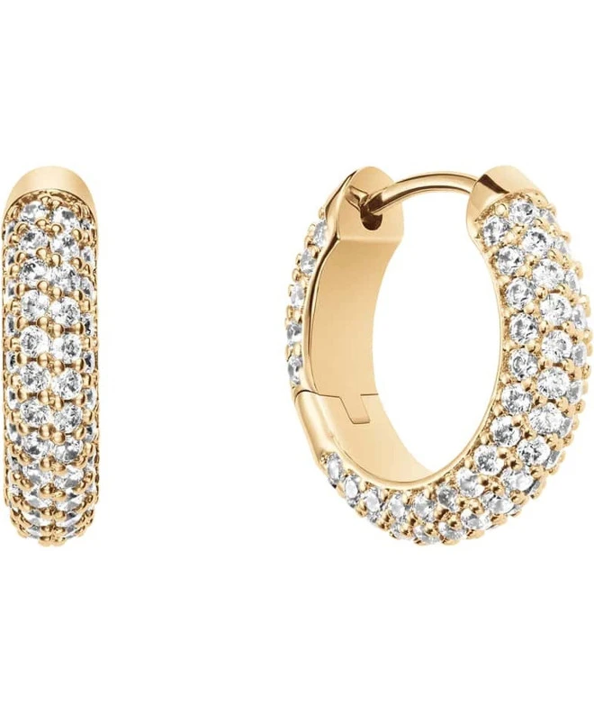 Сережки Daniel Wellington Pavé Crystal Pendant Gold DW00400642