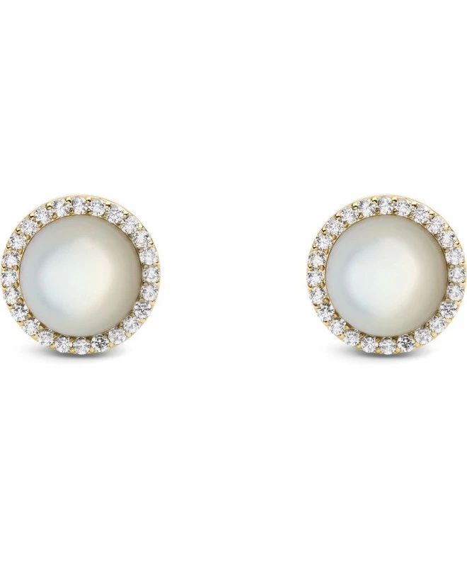 Сережки Daniel Wellington Audrey Mother of Pearl Gold DW00401405