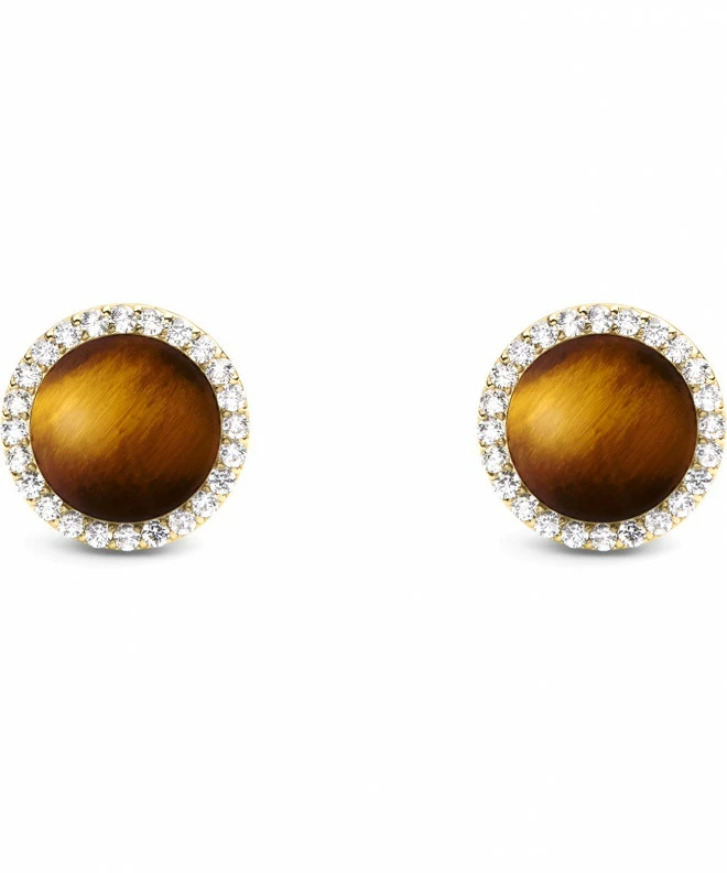 Сережки Daniel Wellington Audrey Tiger Eye Gold DW00401409