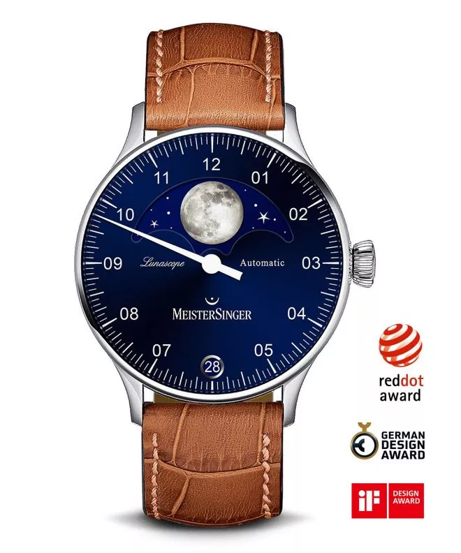 Годинник Чоловічий Meistersinger Lunascope Automatic LS908_SG03