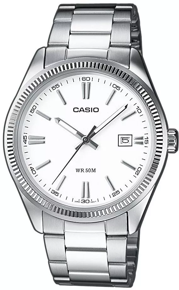Годинник Чоловічий Casio Classic MTP білий MTP-1302D-7A1VEF