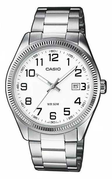 Годинник Чоловічий Casio MTP білий MTP-1302D-7BVEF (MTP-1302PD-7BVEF)
