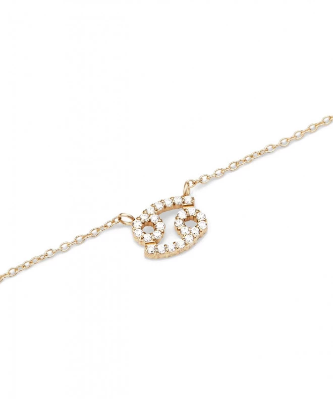 Намисто Daniel Wellington Crystal Zodiac Chain Gold Cancer DW00400922