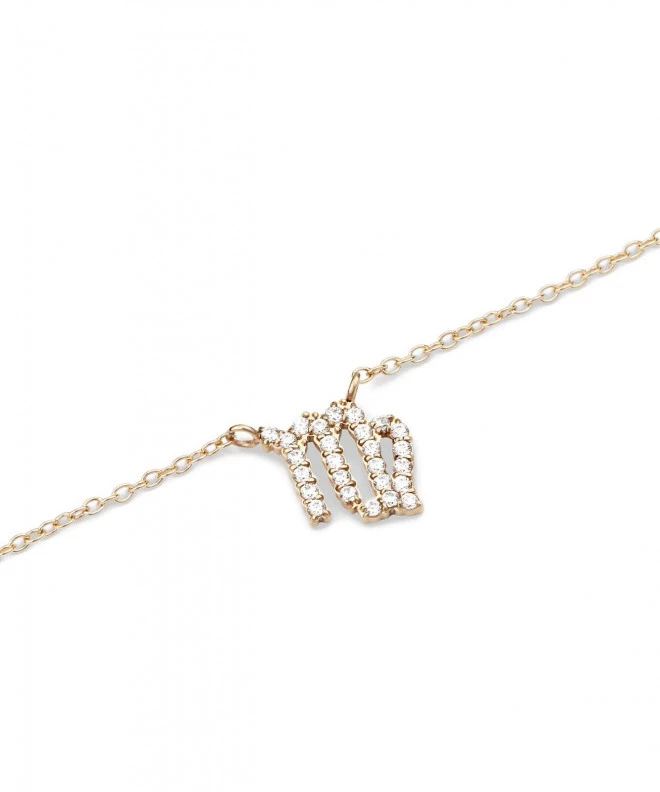 Намисто Daniel Wellington Crystal Zodiac Chain Gold Virgo DW00400924