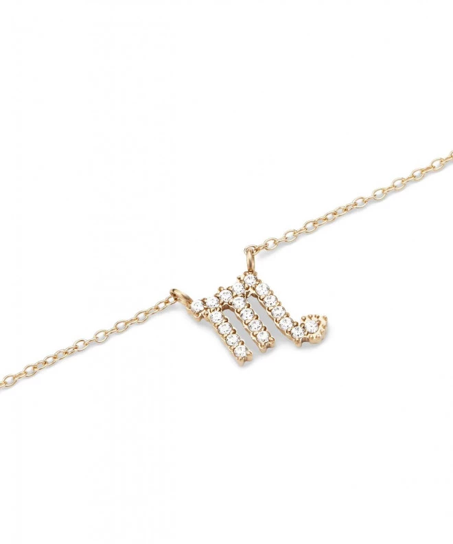 Намисто Daniel Wellington Crystal Zodiac Chain Gold Scorpio DW00400926