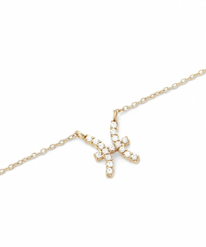 Намисто Daniel Wellington Crystal Zodiac Chain Gold Pisces DW00400930