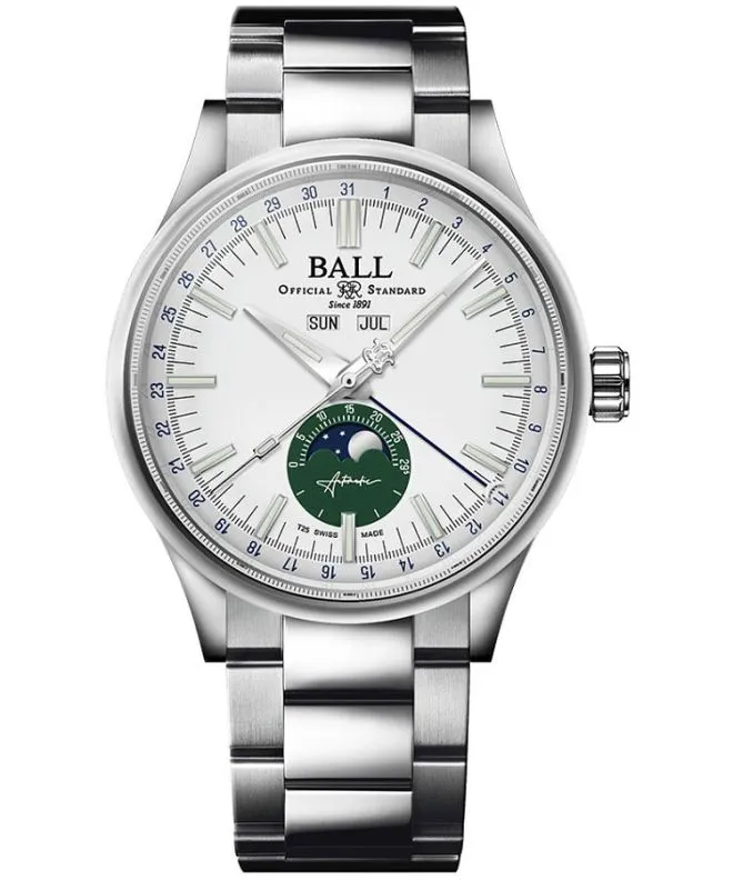 Годинник Чоловічий Ball Engineer II Moon Calendar Limited Edition NM3016C-S1J-WHGR