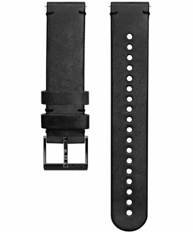 Ремінець Suunto Urban 2 Leather Strap Black Black Size M 20 mm SS050398000