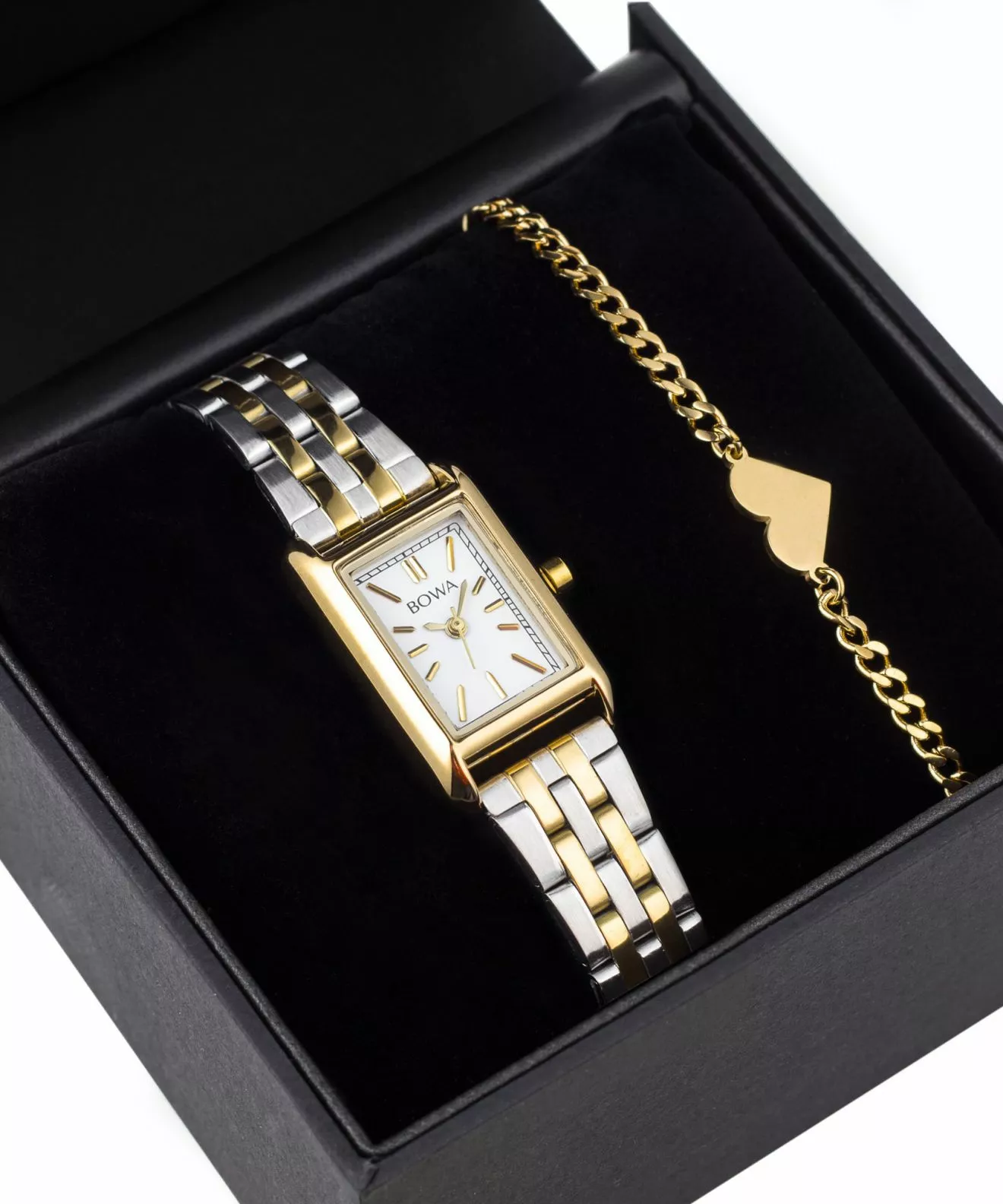 Годинник Жіночий BOWA Paris White Silver-Gold Steel 20 Gift Set PS194-54-148S-419-02