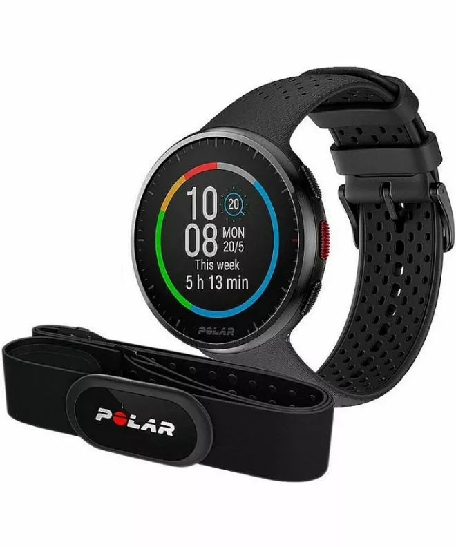 Спортивний Годинник для Жінок і Чоловіків Polar Pacer Pro Carbon Grey SET 725882063980