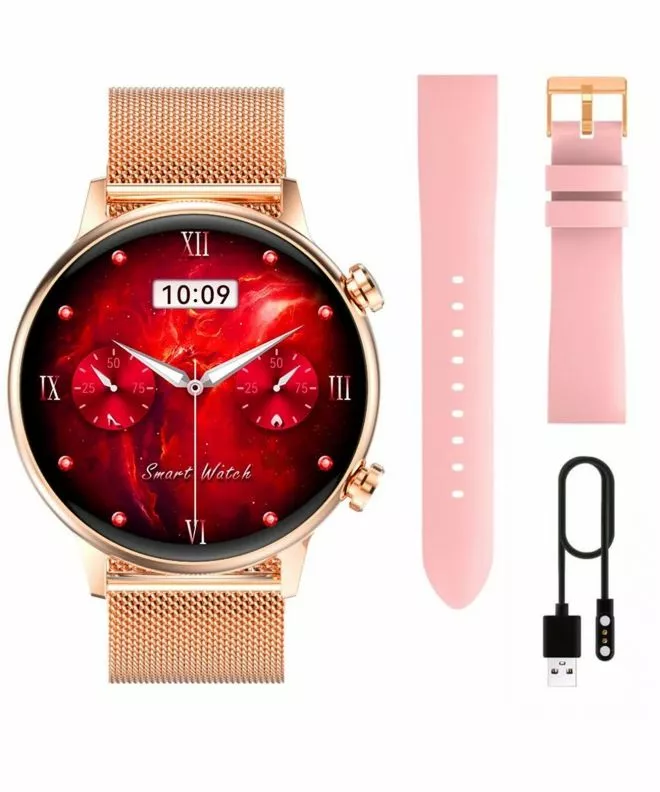 Смарт-Годинник Жіночий Manta Alexa Mini Золотий SET SWU502GD