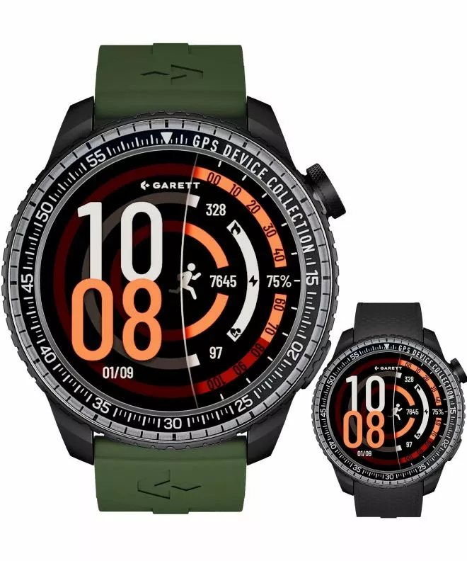 Смарт-Годинник Чоловічий Garett Compass Black SET 5904238487372