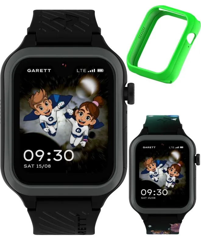 Смарт-Годинник Дитячий Garett Kids Essa Go 2 AI 4G Чорний 5904238487327