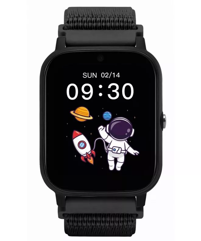 Смарт-Годинник Дитячий Garett Kids Tech 4G Чорний Velcro 5904238484982