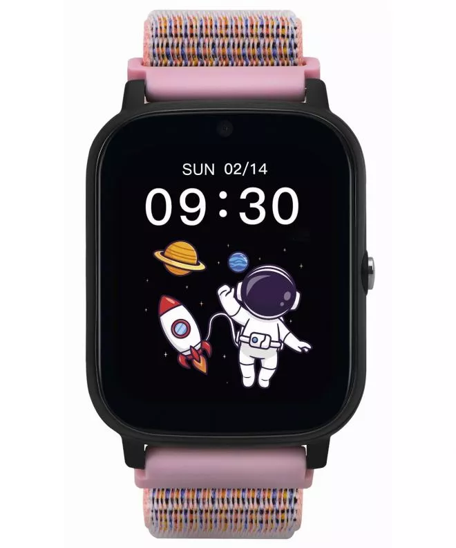 Смарт-Годинник Дитячий Garett Kids Tech 4G Рожевий Velcro 5904238484999