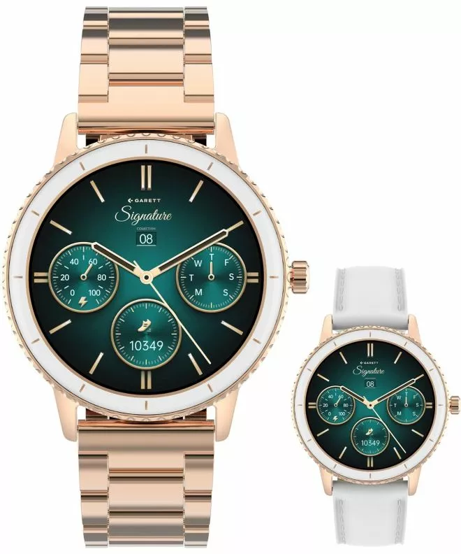 Смарт-Годинник Жіночий Garett Signature Grace Rose Gold Solid SET 5904238485071