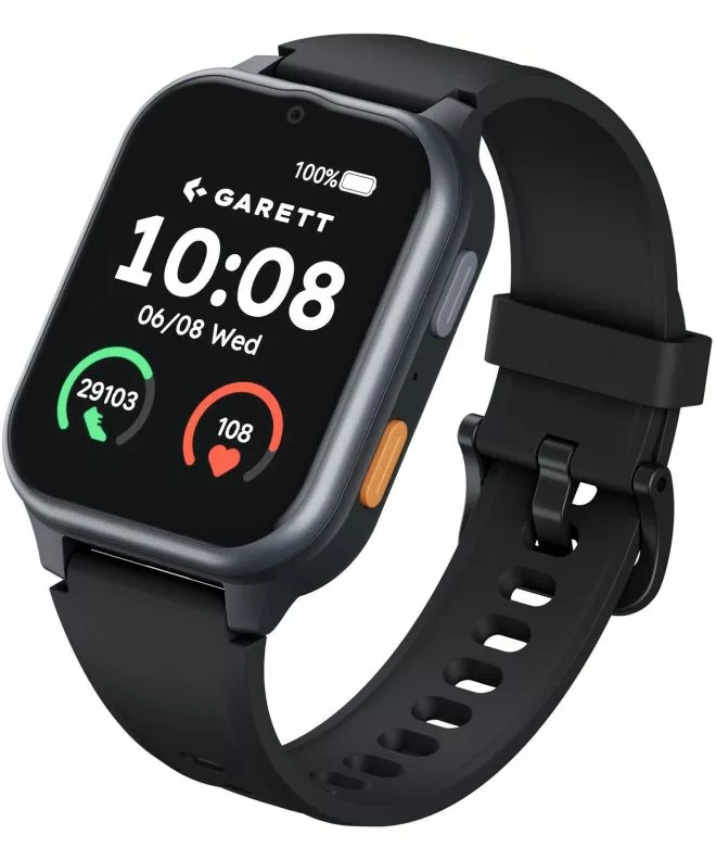 Смарт-Годинник для Жінок і Чоловіків Garett Vita 4G Black 5904238487358