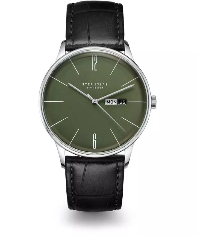 Годинник Чоловічий Sternglas Berlin Olive Green S01-BE08-HE04