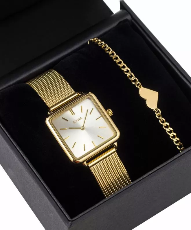 Годинник Жіночий BOWA Vienna Full-Gold Mesh 29 Gift Set VI294-44-164M-419-02