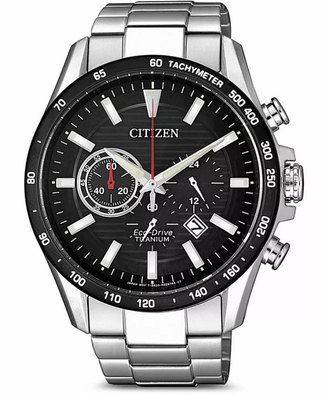 Годинник Чоловічий Citizen Super Titanium Eco-Drive Chronograph CA4444-82E