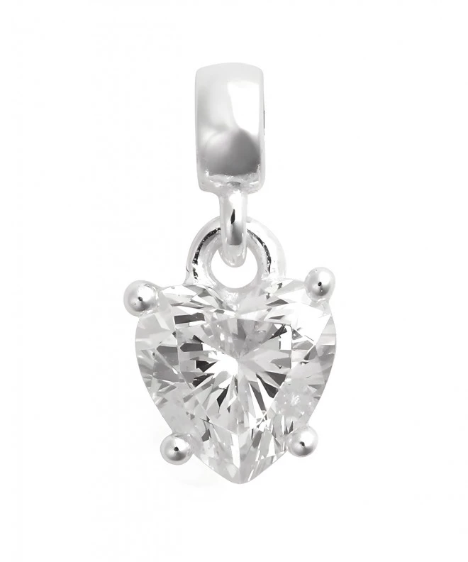 Підвіска Daniel Wellington Heart White Crystal Charm DW00401049