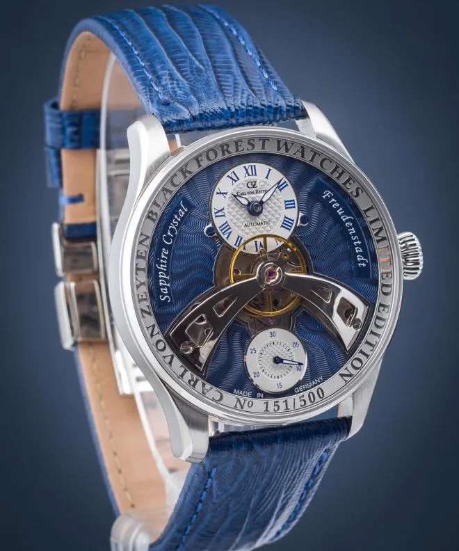 Годинник Чоловічий Carl von Zeyten Freudenstadt Black Forest Limited Edition CVZ0043BLS
