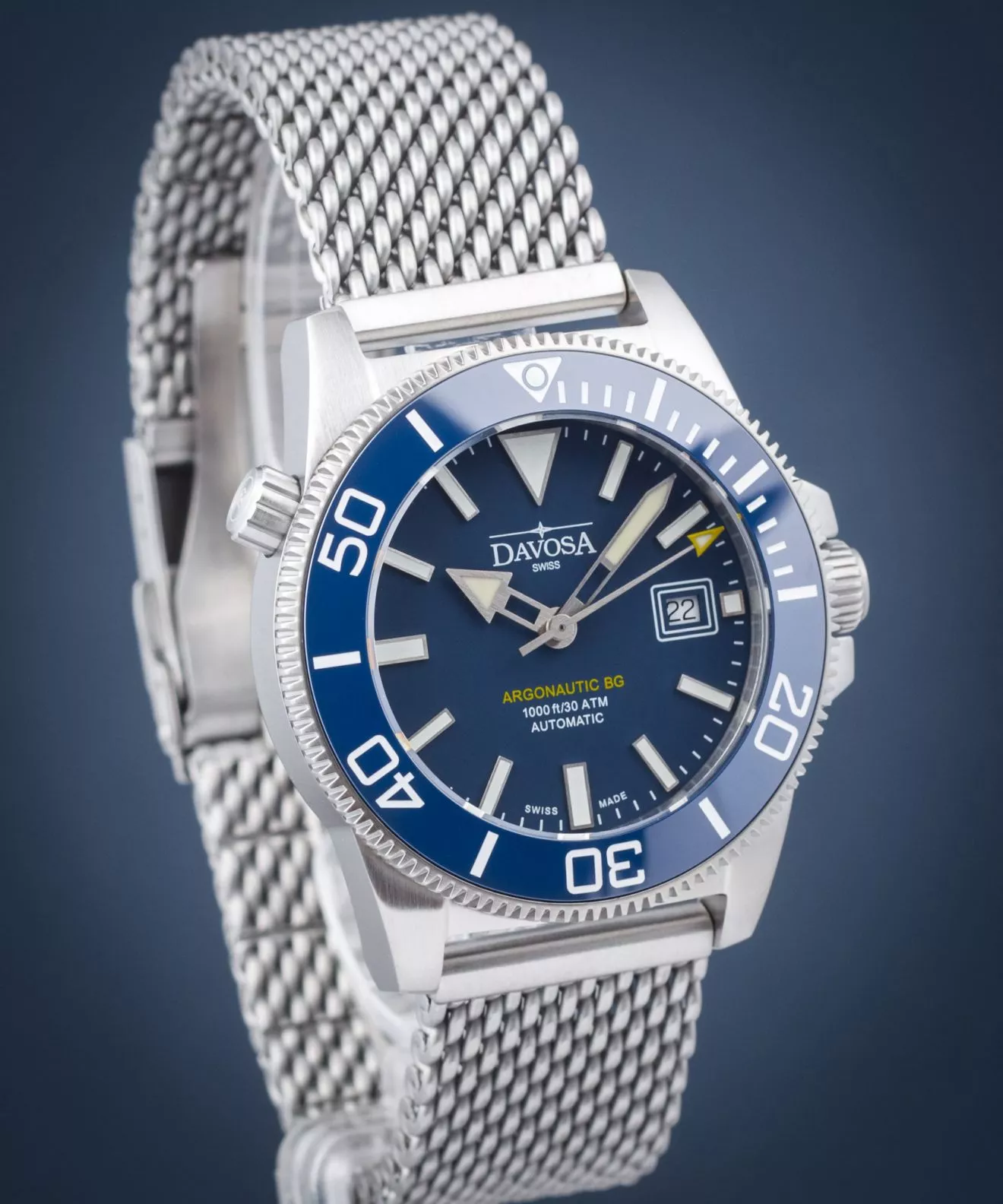 Годинник Чоловічий Davosa Argonautic BG Automatic 161.528.44
