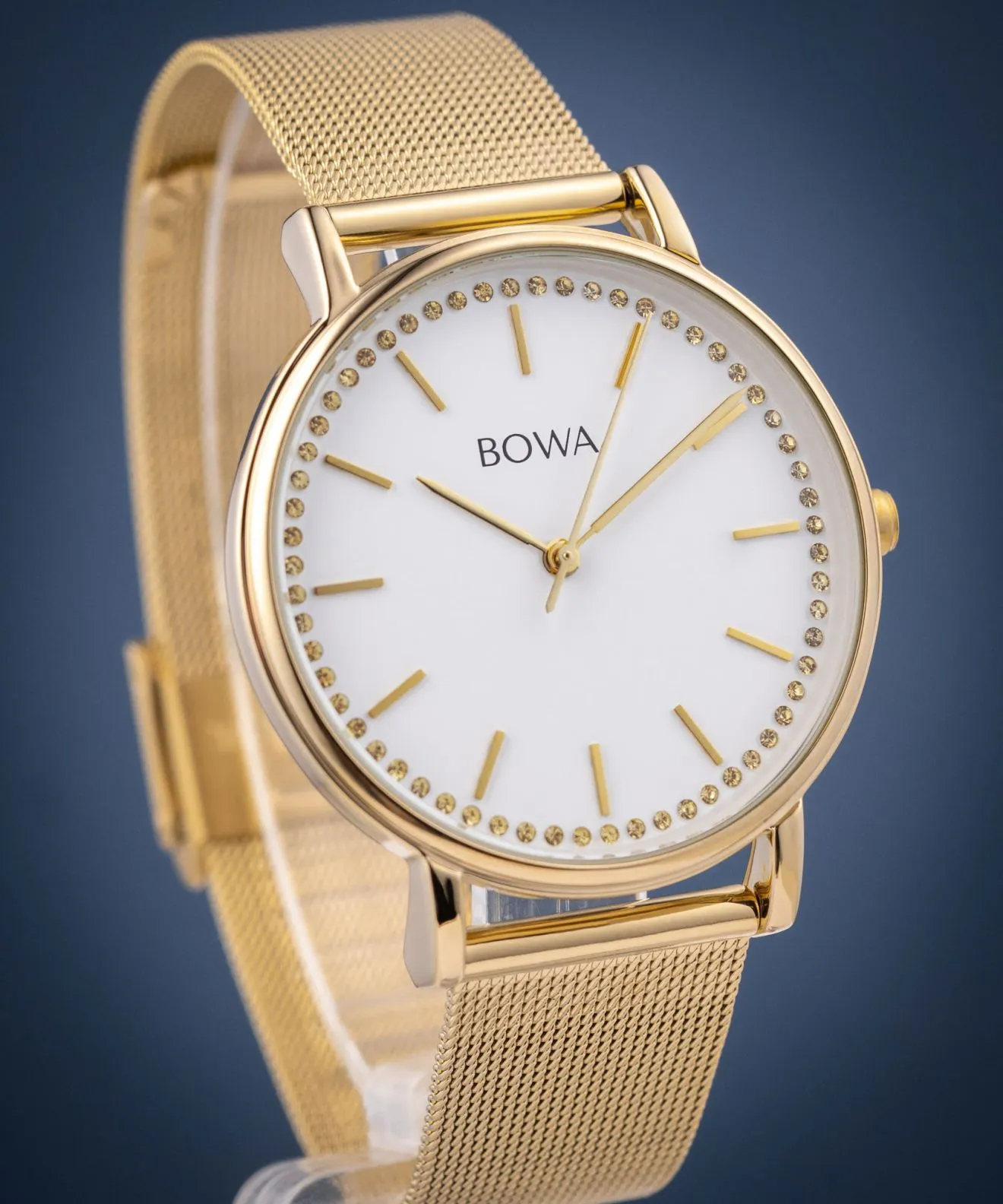 Годинник Жіночий BOWA Rio White-Gold Mesh 38 RI384-24-184M