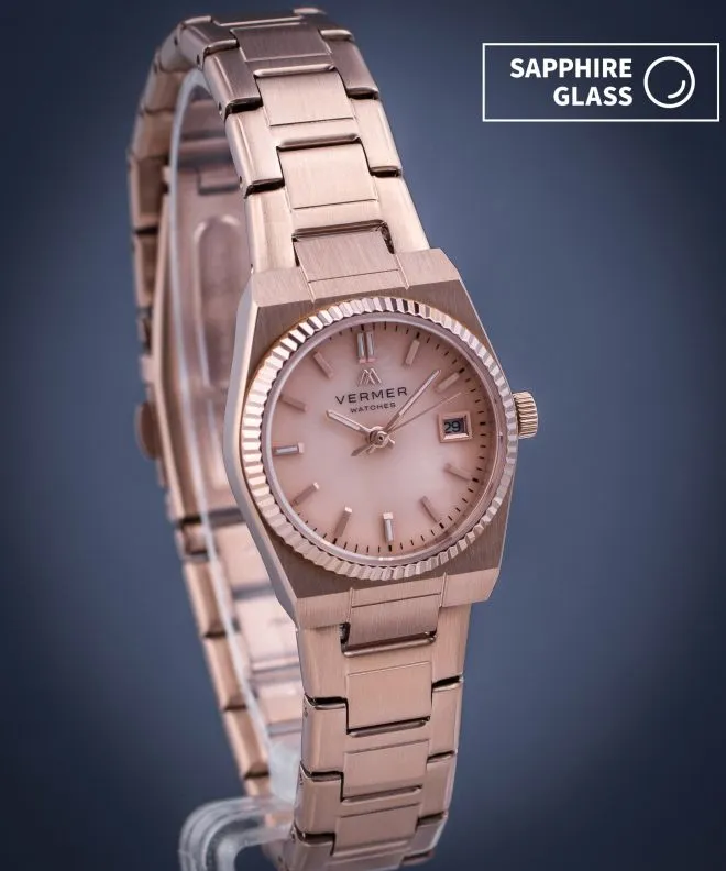 Годинник Жіночий VERMER Caspian Mini Full Rose Gold Steel CS257-77M-167