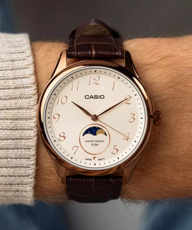 Годинник Чоловічий Casio Classic Moonphase MTP-M110RL-5AER