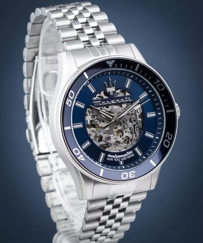 Годинник Чоловічий Maserati Sfida Skeleton Automatic R8823140011