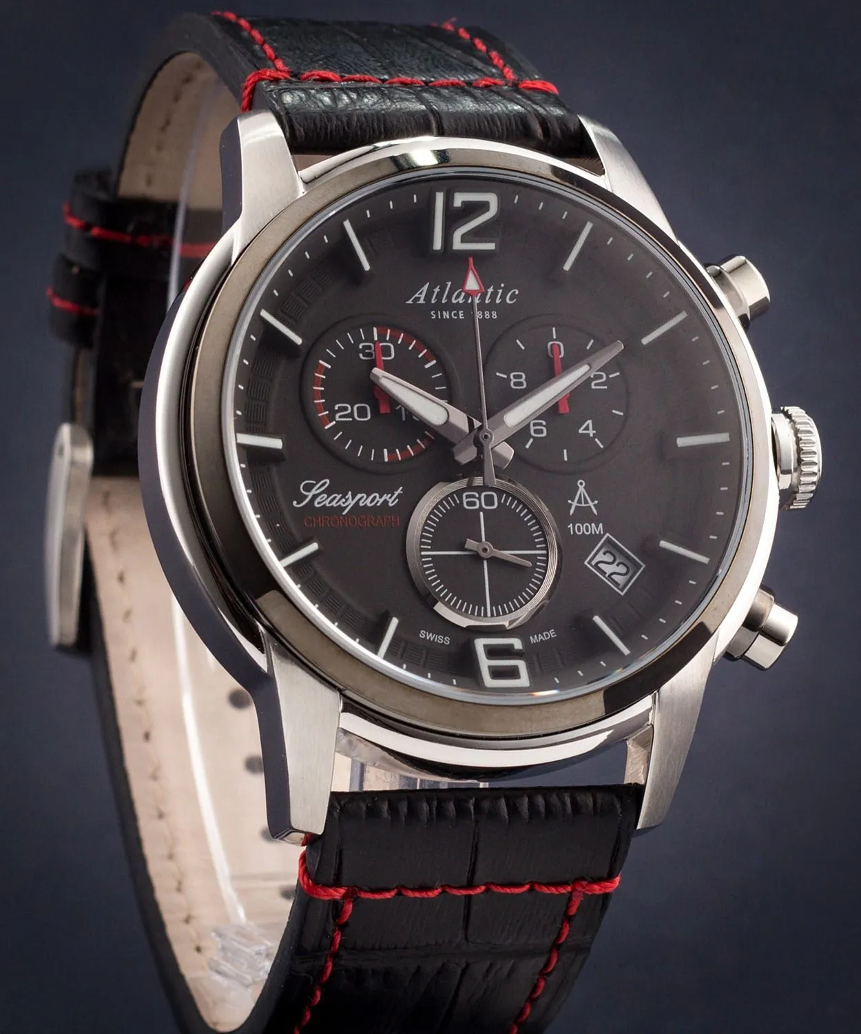 Годинник Чоловічий Atlantic Seasport Chronograph 87461.42.45